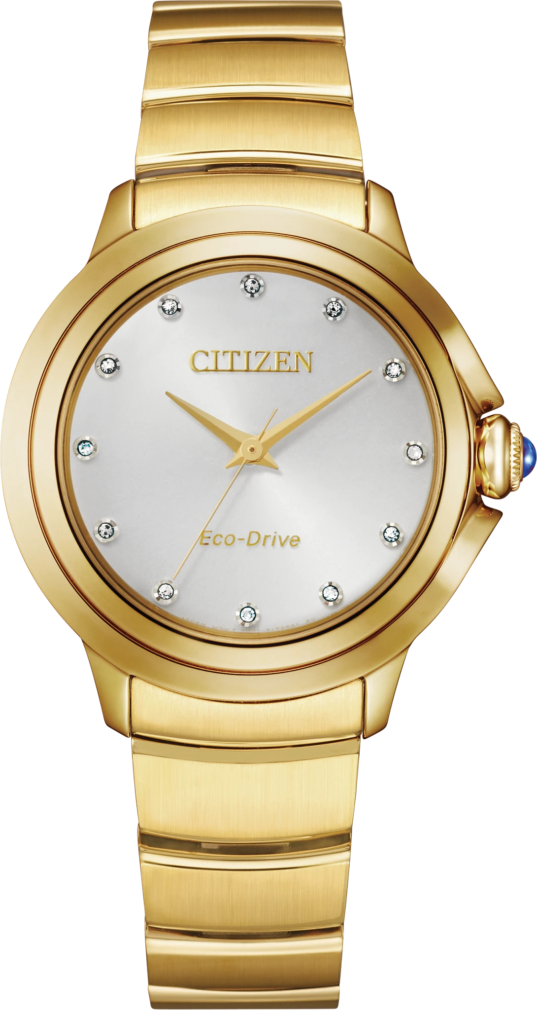 Citizen L Ceci Silver-Tone Dial Stainless Steel Bracelet EM0952